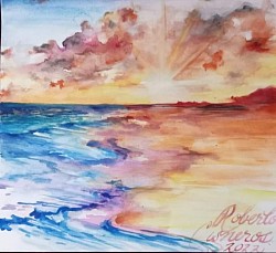 Sunset Watercolor